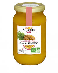 CONFITURE BIO ANANAS PASSION 310g - SAVEURS ET FRUITS