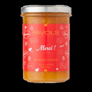 MERCI (mandarine nougat) 250g - FAVOLS LES MESSAGES