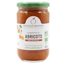 COMPOTE ABRICOTS BIO 365g - LES COTEAUX NANTAIS