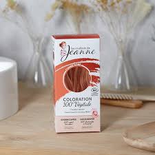 COLORATION CUIVRE DORE 100% VEGETALE & BIO VEGAN - LES COULEURS DE JEANNE