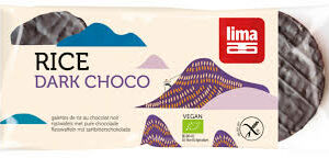 GALETTES DE RIZ AU CHOCOLAT NOIR BIO 100g - LIMA