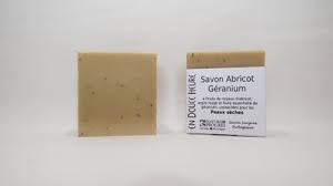 SAVON BIOLOGIQUE ABRICOT GERANIUM NATURE & PROGRES 100g - SAVONNERIE EN DOUCE HE
