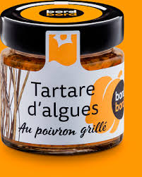 TARTARE D'ALGUES AU POIVRON GRILLE BIO 100g - BORD A BORD