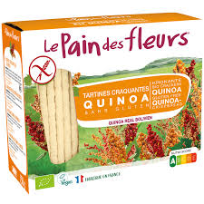 TARTINES CRAQUANTES AU QUINOA & RIZ BIO SANS GLUTEN & VEGAN 150g - LE PAIN DES F