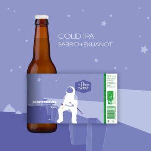 SABRRRONAUTE BIO COLD IPA 33cl - BRASSERIE LE PERE L'AMER