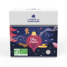 THE NOIR PAIN D'EPICES BIO & COMMERCE EQUITABLE 80g - LA ROUTE DES COMPTOIRS