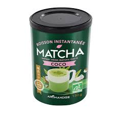 BOISSON INSTANTANEE MATCHA COCO BIO 150g - AROMANDISE
