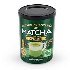 BOISSON INSTANTANEE MATCHA LATTE AVOINE BIO 170g - AROMANDISE