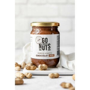 BEURRE DE CACAHUETES CHOCOLAT NOIR BIO 270g - GO NUTS