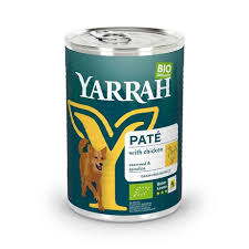PÂTEE AU POULET BIO POUR CHIEN 400g - YARRAH