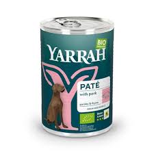 PÂTEE AU PORC BIO POUR CHIEN 400g - YARRAH