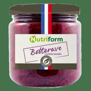 BETTERAVE ROUGE LACTO-FERMENTEE BIO 380g - NUTRIFORM