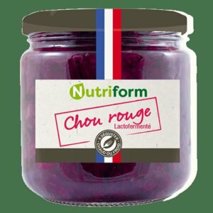 CHOU ROUGE LACTO-FERMENTE BIO 380g - NUTRIFORM