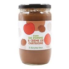 COMPOTE POMME CREME CHÂTAIGNE BIO SANS SUCRES AJOUTES 700g - LA BIO POUR TOUS