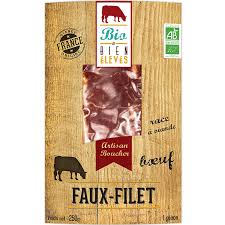 FAUX-FILET DE BOEUF BIO 250g - BIEN ET BIEN ELEVES