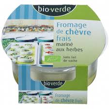 FROMAGE DE CHEVRE FRAIS MARINE HERBES & POIVRE ROUGE BIO 100g - BIOVERDE