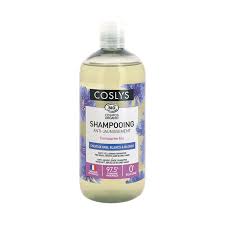 SHAMPOING ANTI-JAUNISSEMENT CHEVEUX GRIS BLANCS ECOCERT 500ml - COSLYS