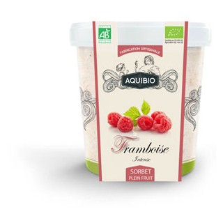 SORBET FRAMBOISE BIO 500ml - AQUIBIO