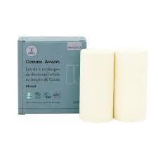 RECHARGES DEODORANT SOLIDE MONOÏ BIO 2X60g - COMME AVANT
