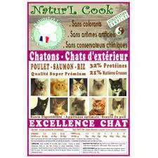 CROQUETTES CHAT & CHATON POULET SAUMON RIZ - NATUR'L COOK