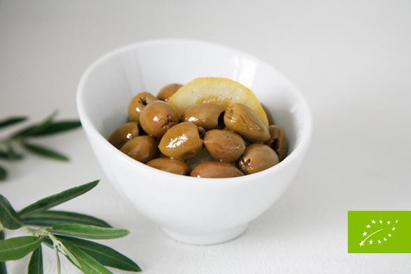 OLIVES COCKTAIL CITRON & BASILIC BIOLOGIQUES origine GRECE LE TEMPS DES OLIVIERS