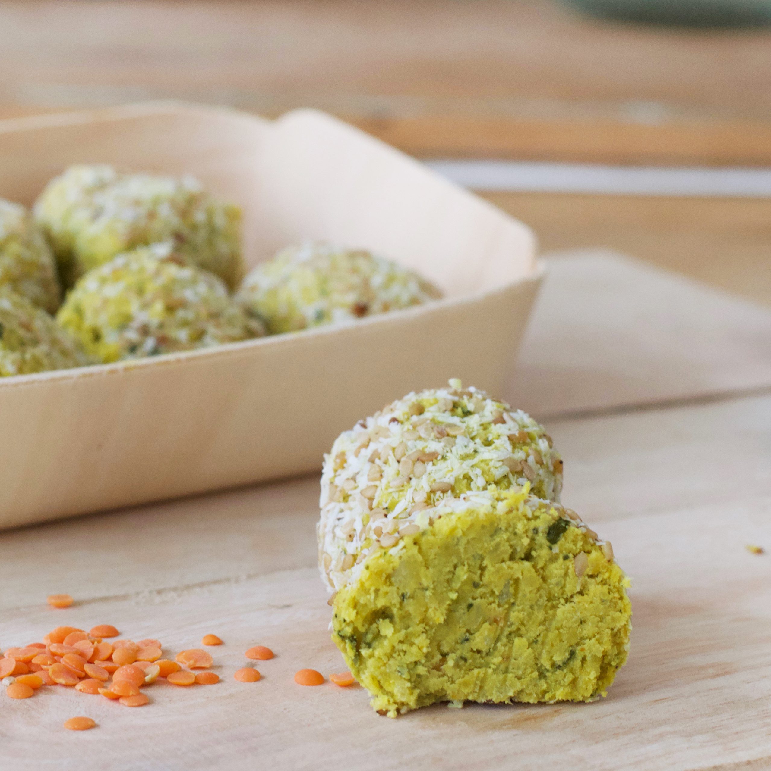 FALAFEL LENTILLES CORAIL BIO & SANS GLUTEN X6 160g - VEGAÏA – Image 2