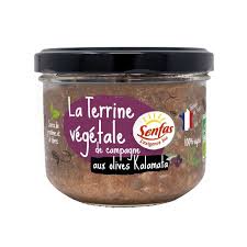 CAMPAGNE VEGETALE & VEGAN BIO AUX OLIVES KALAMATA 200g - SENFAS