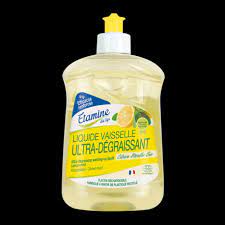 LIQUIDE VAISSELLE ULTRA DEGRAISSANT CITRON MENTHE ECOCERT & VEGAN - ETAMINE DU L