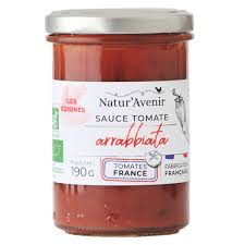 SAUCE TOMATE ARRABBIATA BIO AU PIMENT DE CAYENNE 350g - NATUR'AVENIR
