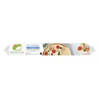 PÂTE FEUILLETEE PRE-ETALEE SANS GLUTEN BIO SURGELEE 260G - NATURE & COMPAGNIE