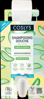 SHAMPOING DOUCHE ALOE VERA BIO & VEGAN - COSLYS