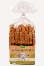 BISCOTTES BIO CEREALES & GRAINES 280g - LA CHANTERACOISE