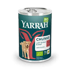 BOUCHEES BIO AU BOEUF EN SAUCE POUR CHIEN 405g - YARRAH