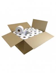 PAPIER HYGIENIQUE PAPECO ROULEAU BLANC RECYCLE VRAC 600 FEUILLES – Image 2