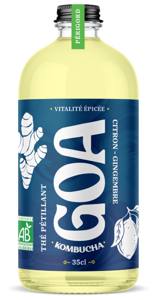 KOMBUCHA CITRON GINGEMBRE BIO 1L - GOA