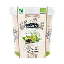 CREME GLACEE MENTHE CHOCOLAT BIO 500ml - AQUIBIO