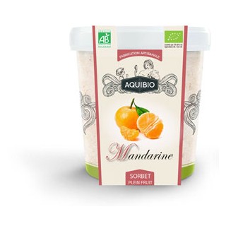 SORBET MANDARINE BIO 500ml - AQUIBIO