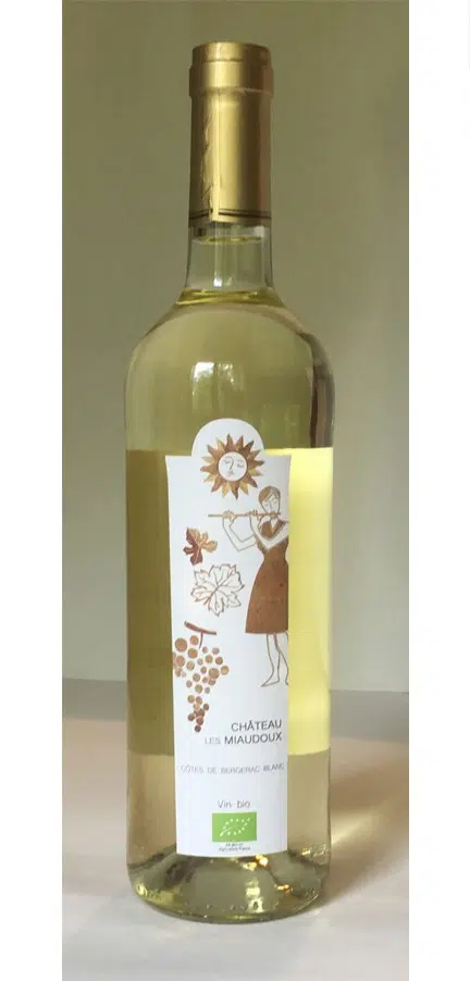 COTES DE BERGERAC BLANC BIO - CHÂTEAU MIAUDOUX