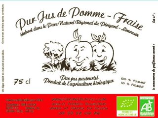 JUS POMME FRAISE AB 75CL - LA FERME DU PUY – Image 2