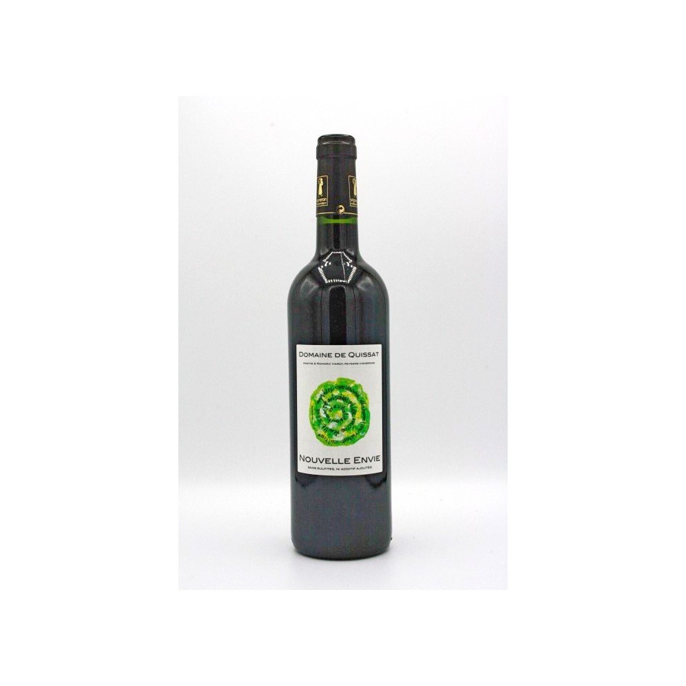 NOUVELLE ENVIE 2018 AB & SANS SULFITES 75CL IGP AGENAIS - DOMAINE DE QUISSAT