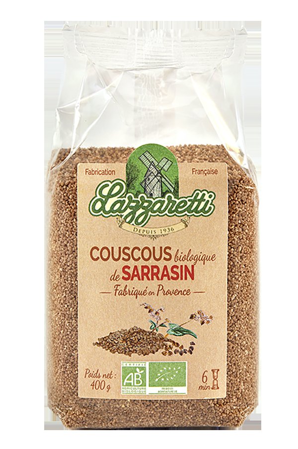 COUSCOUS DE SARRASIN BIO PROVENCE - LAZZARETTI – Image 2