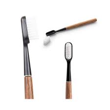 BROSSE A DENTS RECHARGEABLE SOUPLE EN BOIS DE NOYER - CALIQUO – Image 2