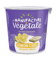 DESSERT VEGETAL AU LAIT D'AMANDE LEMON CURD BIO 350g - LA MANUFACTURE VEGETALE