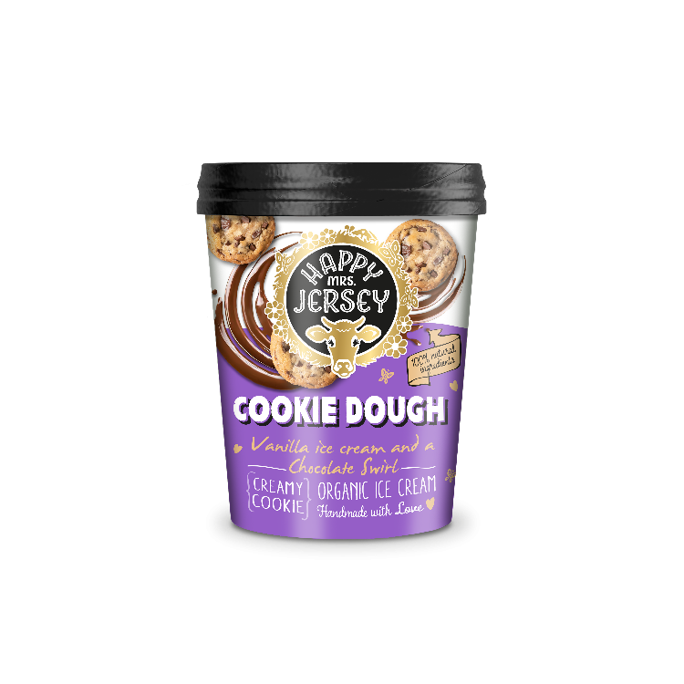 GLACE COOKIE DOUGH BIO 500ml - HAPPY MRS JERSEY