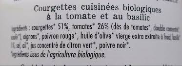 COURGETTES A LA PROVENCALE BIO 650G - PROSAIN – Image 3