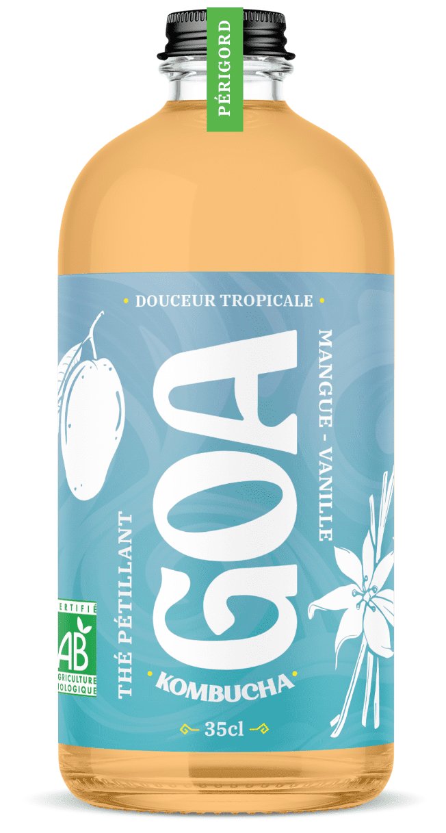 KOMBUCHA MANGUE VANILLE BIO 1L - GOA