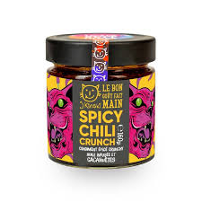 CONDIMENT EPICE CRUNCHY BIO & VEGAN HUILE INFUSEE & CACAHUETES 160G - J KINSKI