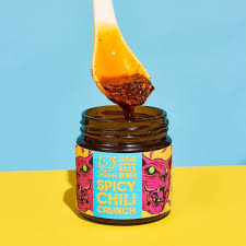 CONDIMENT EPICE CRUNCHY BIO & VEGAN HUILE INFUSEE & CACAHUETES 160G - J KINSKI – Image 3