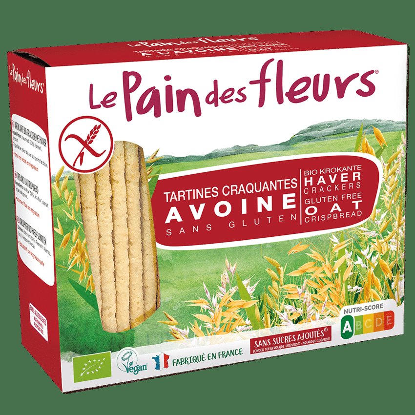TARTINES CRAQUANTES BIO A L'AVOINE 150g - LE PAIN DES FLEURS