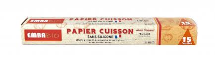 PAPIER CUISSON 38X42cm HOME COMPOST 15 FEUILLES - EMBABIO